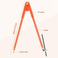 Carpenter Precision Pencil Compasses Large Diameter Adjustable Dividers Marking And Scribing Compass For Woodworking.