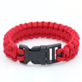 Parachute Cord Survival Bracelet with Emergency Hiking Paracord Bracelet Buckle Kit Rope Wristband. 