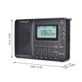 【Mary DAI Store】HRD-603 Portable AM/FM/SW/BT/TF Pocket USB MP3 Digital Recorder Support TF Card BT.
