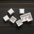 Semi-transparent marble 140-key SA keyboard keycaps, custom keycaps, simple, white keycaps, mechanical keyboard accessories. 