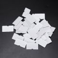 90Pcs Shelf Cabinet 90 Degree Plastic Corner Braces Angle Brackets White. 