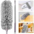 Telescopic Washable Duster, Microfibre Stainless Steel Telescopic Rod and Bendable Brooms, Duster, Long Extendible. 