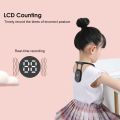 Posture Corrector Posture Vibration Reminder Hanging Neck Smart Posture Corrector Rechargeable Anti-Hunchback Correction Device Posture Trainer with LCD Counter.