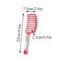 Boar Hair Brush Hair Comb Curved Vented Styling Hairbrush Detangling Thick Hair Massage Blow Drying Brush Hairbush Comb for Hair.