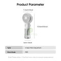 MAYTTO Multi-functional Handheld Fan Adjustable Eco-friendly Spray Mist Fan Lightweight Mini for Summer Dormitory Outdoors with Hanging Rope Low Noise Handheld /Standing/Neck-hanging.