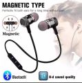 Sports Overfly Bluetooth Headphones Metal Magnetic Sports Headsets Stereo Music Earbuds Wireless Bluetooth Earphones For Mobile Phone - Bluetooth Earbud. 