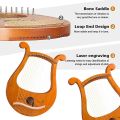 Lyre Harp,19 String Greek Violin,19 String Lyre Unique Patterns.