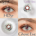 Halloween Exclusive Cosplay Ghost Eye Color Contact Lens with regular Kit box For Men & women. 1pair Ghost Eye Halloween Contact Lens for halloween party,cosplay,anime and costumes. Hallwoeen Contact lens. #ghost.eye. 