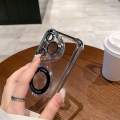 Anti-fall Magnetic Electroplate Transparent Phone Case for Huawei Mate 60 50 40 30 P60 P50 P40 P30 Pura 70 Ultra Pro Hard Cover. 
