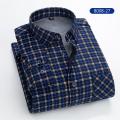 Cotton Check Long Sleeve Casual Shirt for Men. 