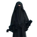 Butterfly Hoodie Niqab Muslim Women'S Prayer Hijab Burqa Shawl Arab Face Cover Headwear - Hijab Collection - Hijab Collection - Niqab.