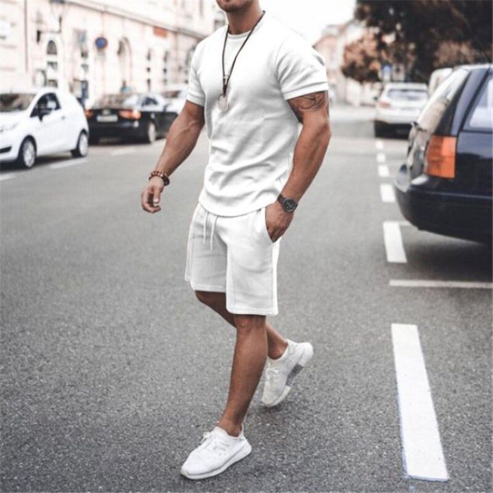 2023%20Summer%20Men%20Suit%20Fashion%20Men%20Street%20Short%20Shirts%20Shorts%20Pants%20Casual%20Oversized%20Comfortable%202%20Peice%20Sets%20Jogging%20Training%20Set%20-%20Image%204