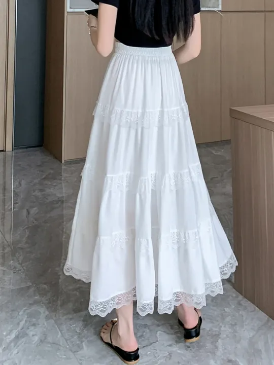 Midi%20Long%20Skirt%20Women%20White%20Skirt%202024%20Mori%20Girl%20Style%20Sweet%20Crochet%20Lace%20Spring%20Summer%20High%20Waisted%20A-Line%20Pleated%20Skirts%20rok%20-%20Image%202