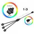 JST SM Adapter Cable RGB Transfer 4Pin 3Pin ARGB JST-3P SM3P JST-4P SM4P EL Wire Cord Male/Female MB AURA SYNC Line. 