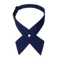 Crisscross bow tie fashionsolid color detachable collar jk Apparel Accessories. 