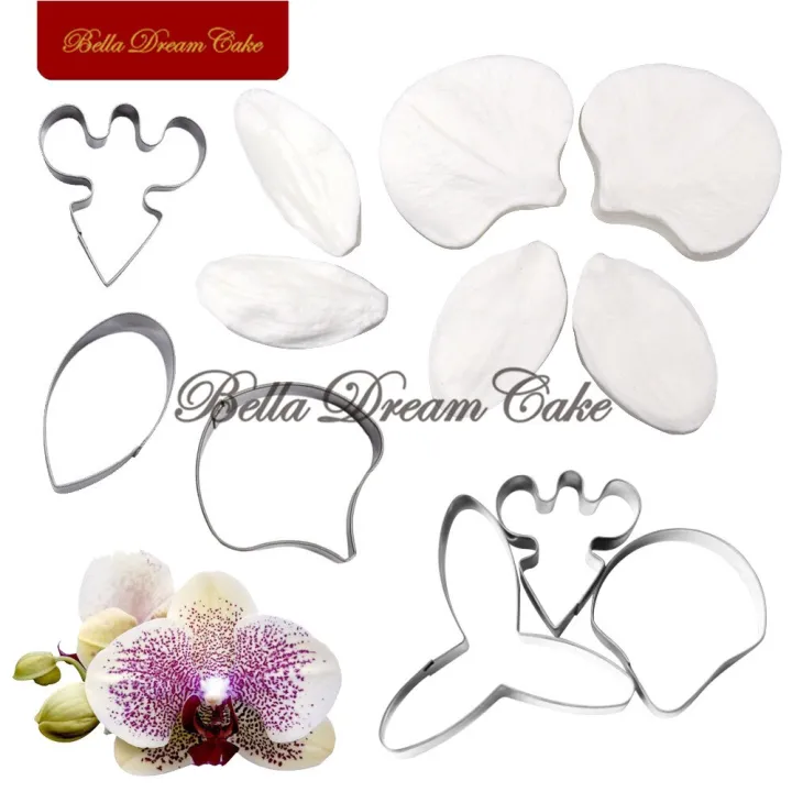 9pcs%20Orchid%20Petal%20Leaf%20Silicone%20Veiner%20Mold%20Stainless%20Steel%20Cutter%20DIY%20Fondant%20Flower%20Clay%20Mould%20Cake%20Decorating%20Tools%20Bakeware%20-%20Image%203