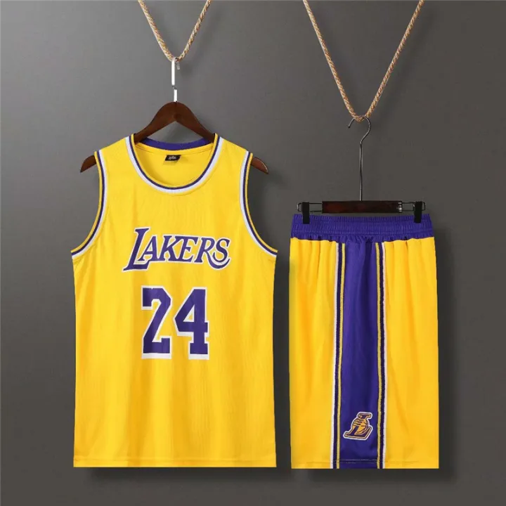 Wholesale%20Lakers%20KB%20Jersey%20Basketball%20Wear%20Suit%20Heat%20Match%20Training%20Camp%20Team%20Uniform%20Summer%20Sports%20Suit%20-%20Image%202