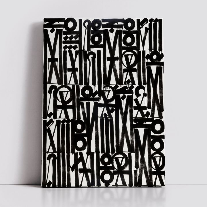 Abstract Picture Black White Symbol Picture Poster Wall Painting Canvas Decorative Painting Home Decoration Art Wall