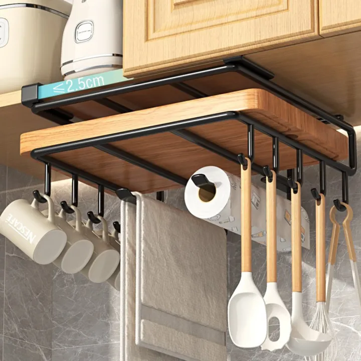 Multi-Functional%20Kitchen%20Rack%20Rustproof%20Stainless%20Steel%20Durable%20Hanging%20Cabinet%20Perforated%20Wall-Mounted%20Cutting%20Board%20Holder%20for%20Home%20Kitchen%20Restaurant%20Culinary%20Enthusiasts%20Storage%20Solution%20Organization%20Aid%20-%20Image%202