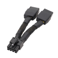 Dual 8Pin to 8Pin Power Graphics Card Power Cord Cable for , A. 