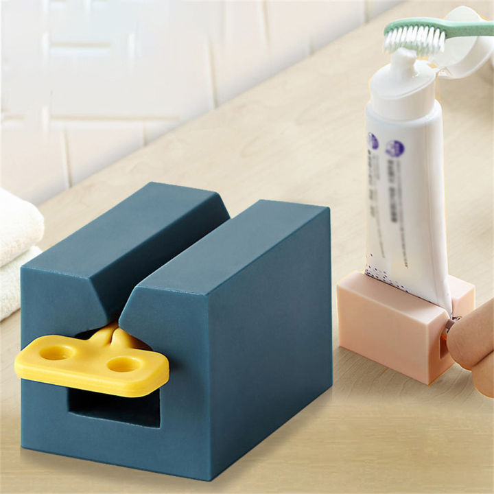 Toothpaste Squeezer Multifunction Portable Tooth Paste Dispenser Facial Cleanser Clips Tube Press Tools Bathroom Accessories Vnce Lncei