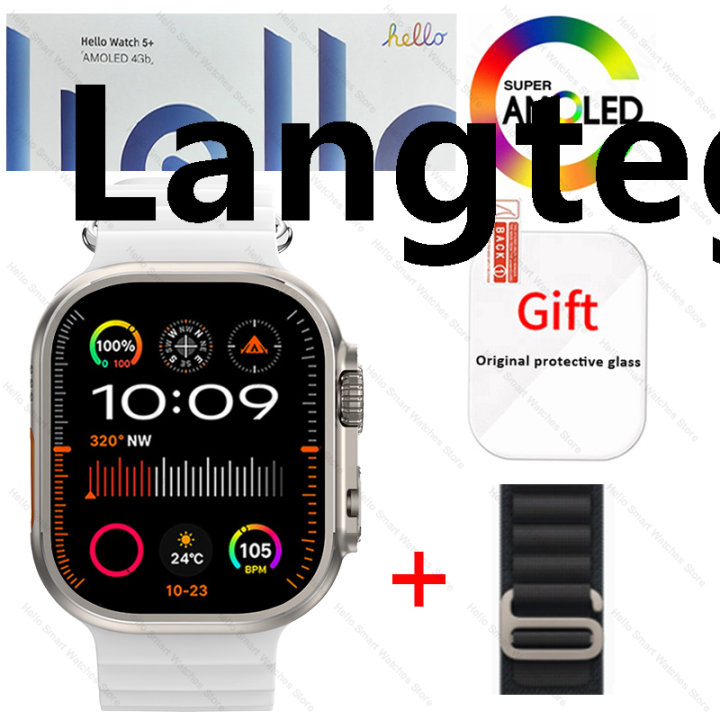 New%20Smartwatch%20Official%20Original%20Hello%20Watch%205%20Plus%20ULTRA%203%2049mm%20HD%20AMOLED%204G%20ROM%20NFC%20GPT%20Compass%20Bluetooth%20Call%20Clock%20Men%20Women%20-%20Image%207