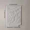 Silicone Silicone Mold Heat-Resistant White Gypsum Mold Cement Mold for Children'S Crafts Home Decoration Art Projects. 