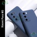 Premium Liquid Silicone Phone case for Xiaomi Poco M3 Liquid Silicon Mobile Back Case Soft Silicone Phone Cover.