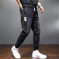 2024 Spring Black Blue Cargo Jeans Men Streetwear Denim Jogger Pants Men Baggy Harem Jean Trousers Plus Size 5XL. 