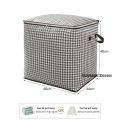 Square Shape Printed Premium Quality Quilt Storage Bag Large Capacity Winter Cloth Blanket Storage Organizer (NWPSB SQ). 