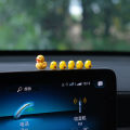 5Pcs Cute Mini Ducks Car Interior Decoration Auto Rearview Mirror Dashboard Ornaments For Woman Man Gift Car Accessories. 