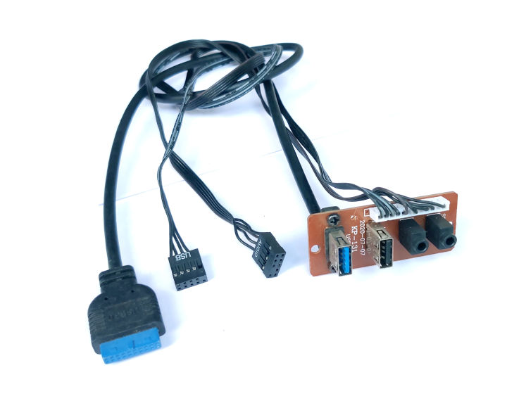 USB%202.0+%203.0%20port%20chassis%20PC%20computer%20case%20audio%20front%20panel%20replace%20cable%20-%20Image%206
