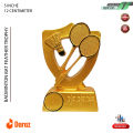 Celebrate Sporting Achievements With The Exclusive Badminton Tournament Sports Trophy Combo - Trophy Set. 