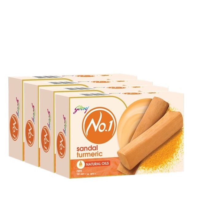 Godrej No.1 Soap Sandal 75G (Pack of 4)