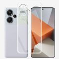 Anti Yellow Unique Case For Xiaomi Redmi Note 13 Pro+ Plus Clear Hard Transparent Phone Back Cover.