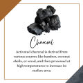 Ikebana Charcoal Handmade Soap- 90 gm. 