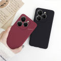 Quiberk for Tecno Spark 20 Pro Shockproof Anti-Slip Soft TPU Sandstone Matte Back Case Cover. 