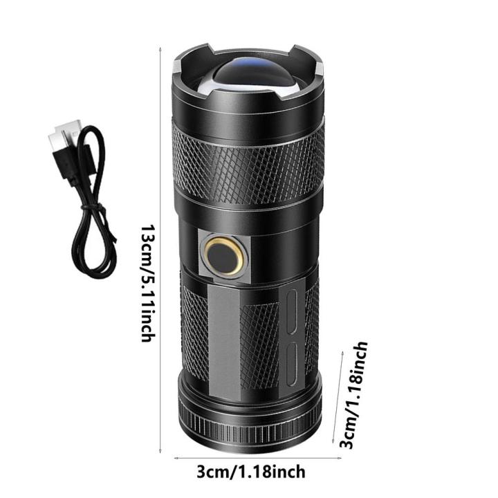 3%20F350%20LED%20Mini%20Flashlight%20Powerful%20Type-C%20Rechargeable%20Battery%20Torch%20Adjustable%20Brightness%20Flashlights%20For%20Camping%20Hiking%20-%20Image%207