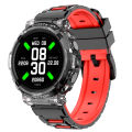 HT25 Smart Watch Blood Pressure Blood Oxygen Heart Rate Sleeping Monitoring Sports Watch Fitness Calling Watch With 1.27 Inch HD Round Screen For Smart Phones Tablet.
