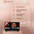 BLACK DIAMOND 32'' DOUBLE GLASS WiFi-SMART ANDROID LED TV  (2GB RAM, 16GB ROM). 