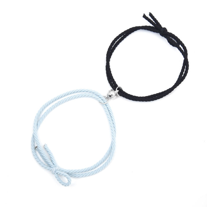 LuckyBabyFans Store】Attract Each Other Couple Bracelets Pair of