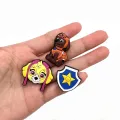 Paw Patrol Chase Crocs Charms Accessories Shoe Buckle Wholesale Sky DIY Cartoon Sneakers Shoes Decoration Kids X-mas Party Gift. 