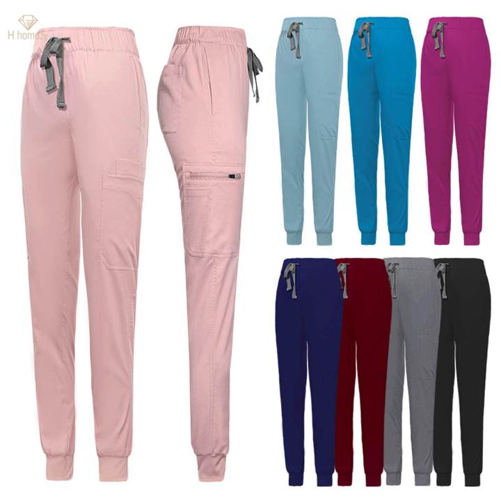 Nurse%20Suit%20for%20Pet%20Workers%20Breathable%20Lightweight%20Jogging%20Pant%20Multipurpose%20XS%20Gray%20-%20Image%207