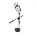Tripod with Ring Light Table Tabletop Stand Tripods with Mobile Phone Holder Boom Arm for Nail Art Photography. 