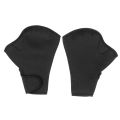 Neoprene Swimming Gloves Webbed Fitness Water Resistance Training Gloves with Adjustable Wrist Strap Diving Swim Training Mittens. 