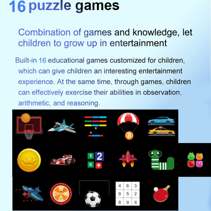 Smart%20Watch%20Kids%20With%2016%20Puzzle%20Games%20HD%20Touch%20Screen%20Camera%20Music%20Player%20Pedometer%20Calculator%20Flashlight%2012/24hr%20Kids%20Watches%20-%20Image%203