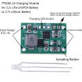 TP5000 3.6v/4.2v charger module lithium ion lifepo4 battery charging 3.2v Tetuo.