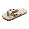 2022 Imitation Grass Woven Hemp soled Sandals Han Chao Wears Rubber Sole Herringbone Bottom Beach Flat Heel Clip Feet Women's Slippers.