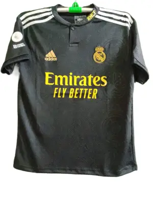 Premium Quality Real Madrid Jersey short sleeve Collar Polo Football Jersey For Men - Real Madrid Jersey