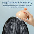Hair Shampoo Massage Brush, Scalp Care Brush with Soft Silicone Bristles Scalp Massager for Hair Care and Head Relaxation.